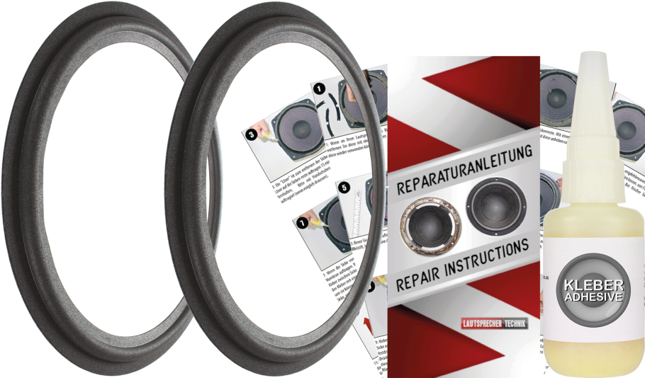Jbl PR15 Speaker Surround Re-Foam Repair Kit For Passive Radiator